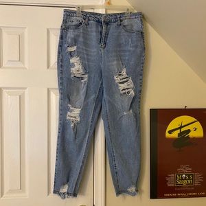 Wild Fable Distressed Mom Jean